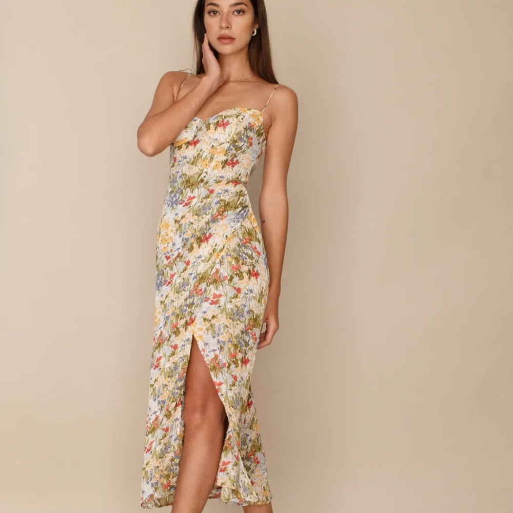 Reformation Kourtney Dress in Countryside